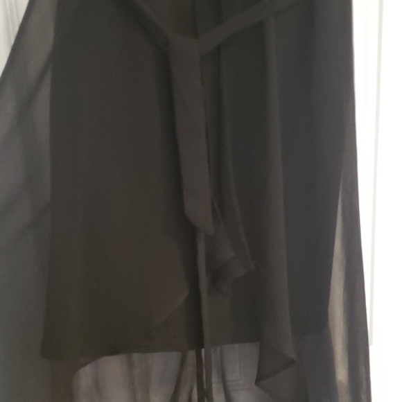 Ya Los Angeles Black High Low Dress Size S - Picture 3 of 4